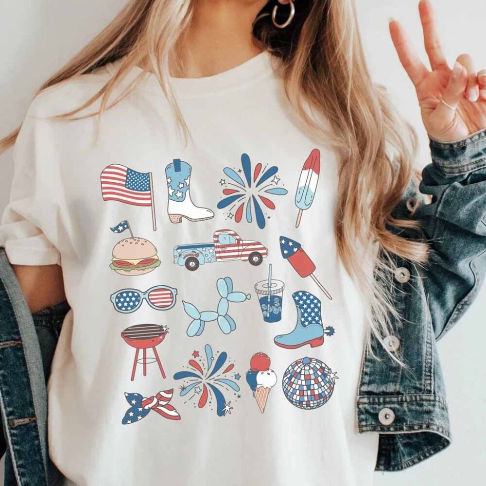 Fourth of July T-Shirt, USA Tshirt, Summer BBQ Shirt, Funny TShirts